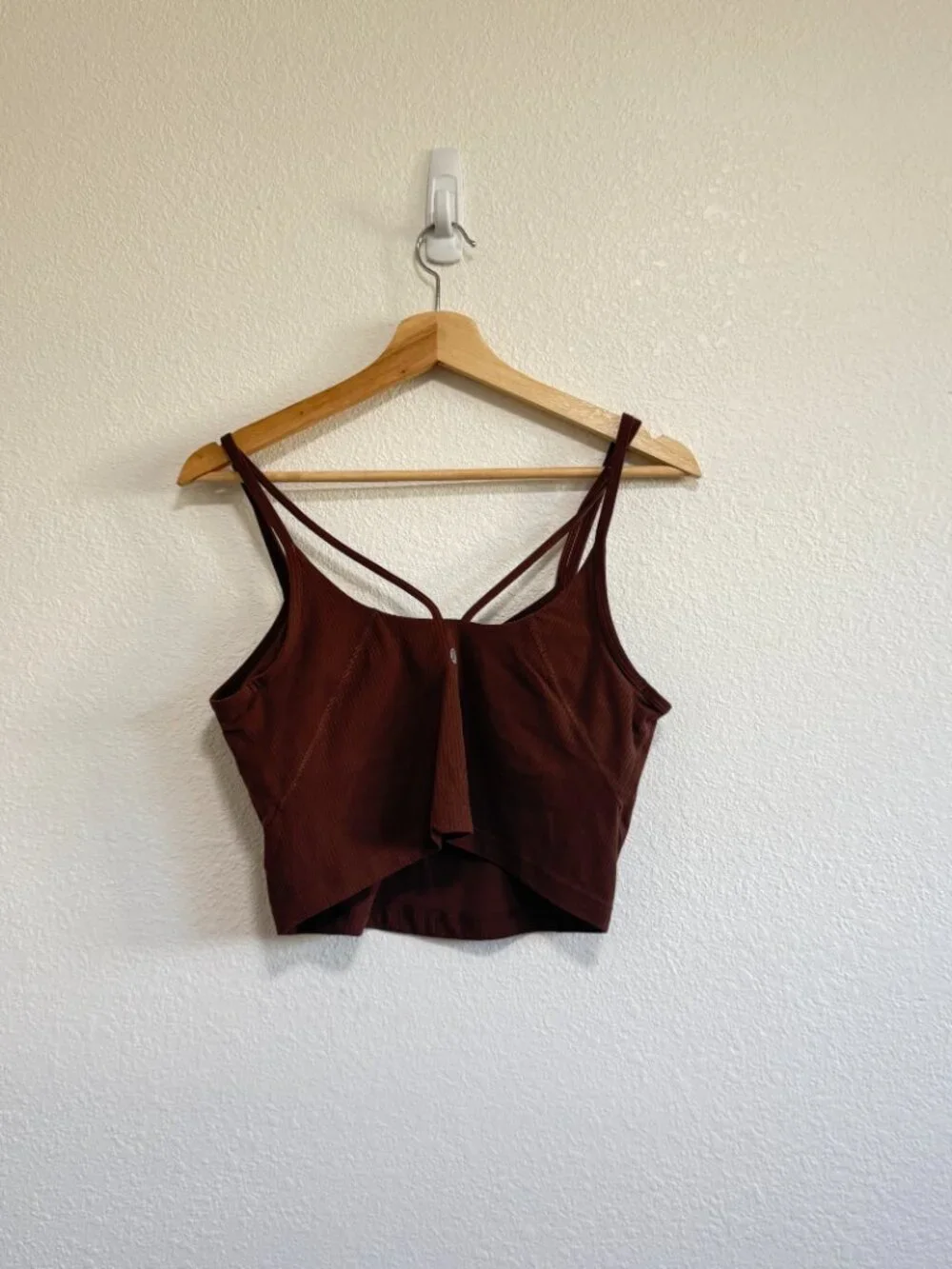 Lululemon Align Strappy Ribbed Tank Top Java Brown Size 10